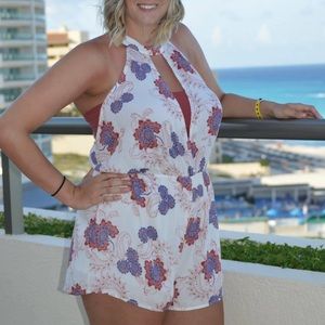 Paisley Printed Romper